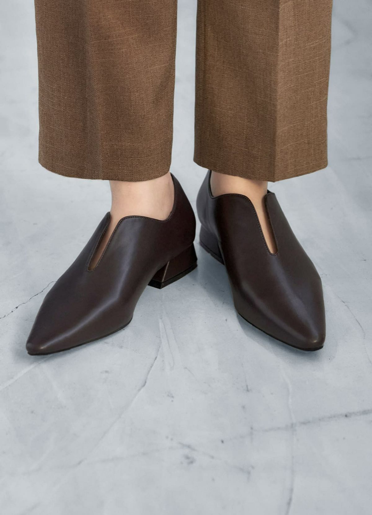 着用イメージ 165cm コーヒー