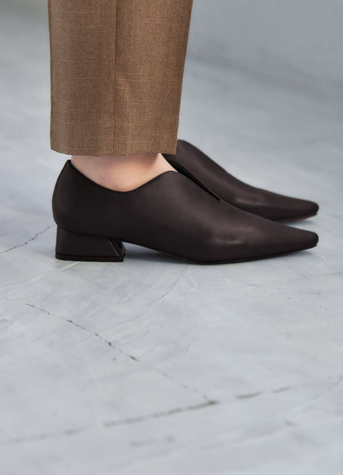 着用イメージ 165cm コーヒー