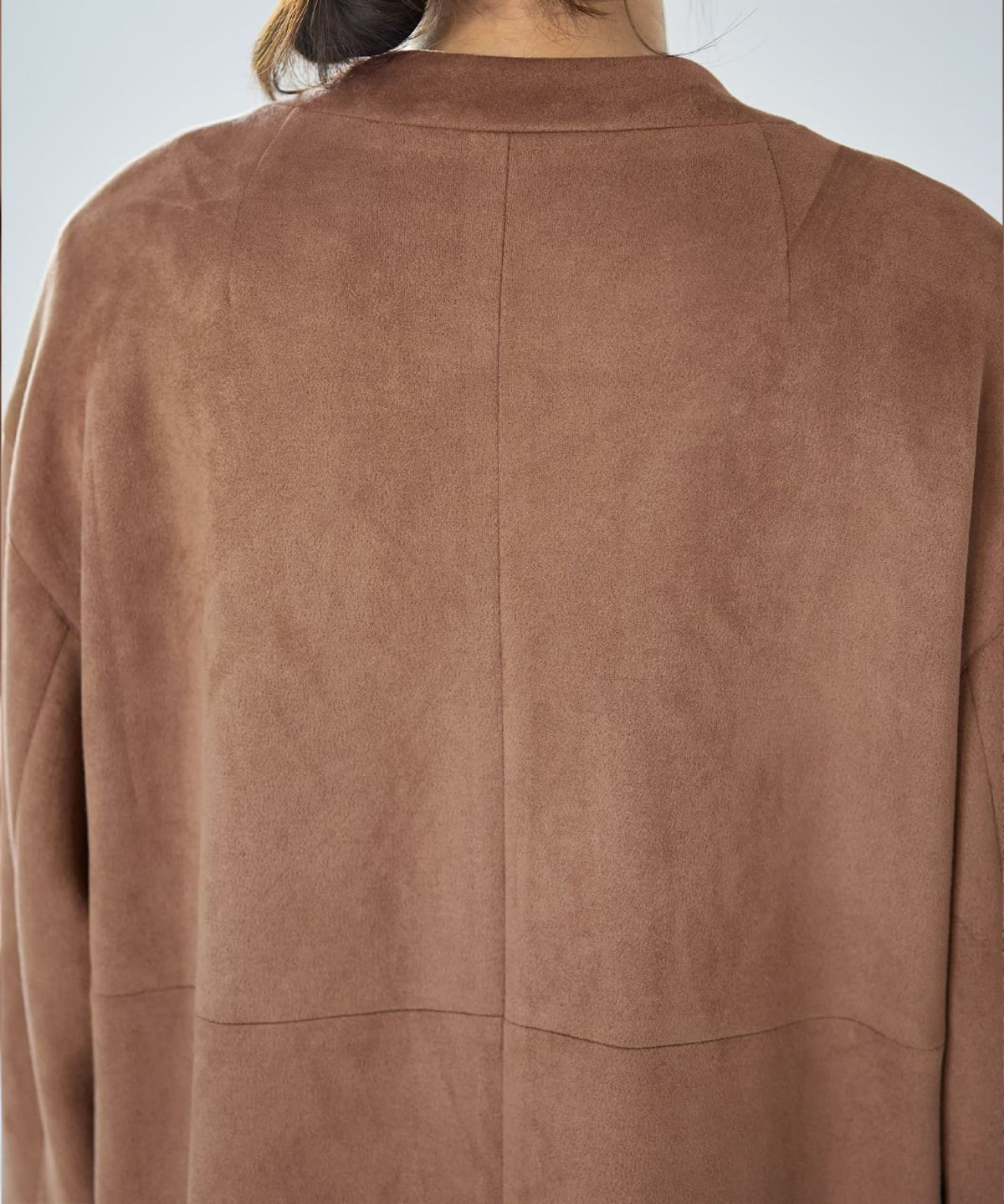 着用イメージ 166cm ブラウン