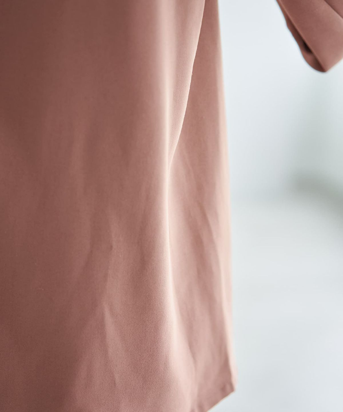 着用イメージ 166cm モカピンク