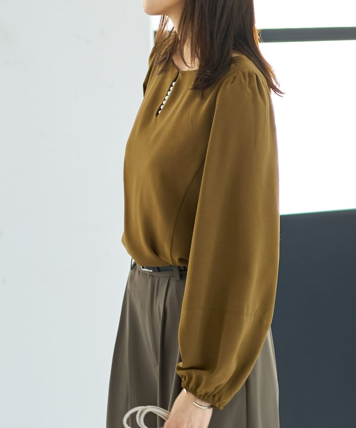 着用イメージ 166cm ダークリーフ