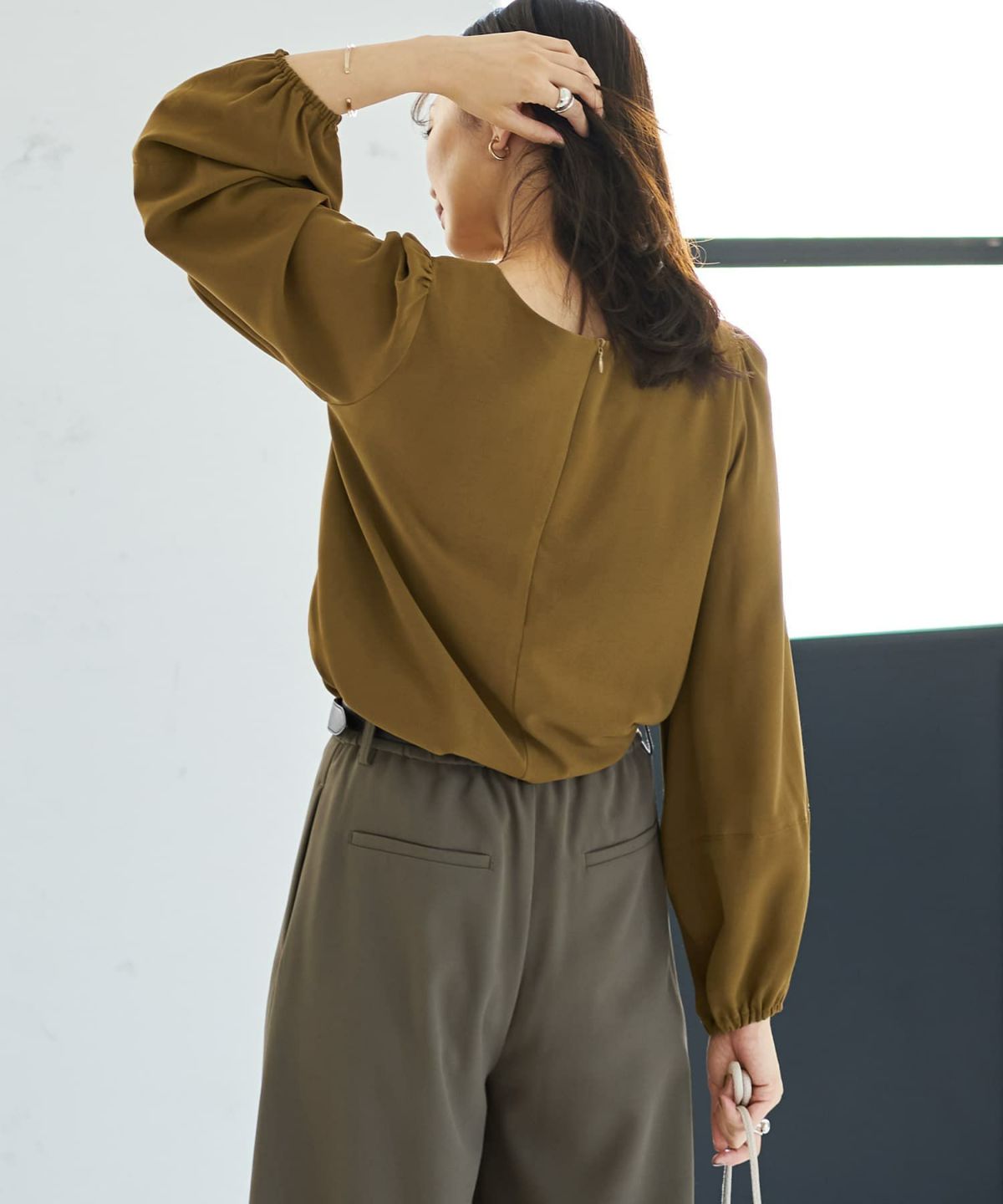 着用イメージ 166cm ダークリーフ