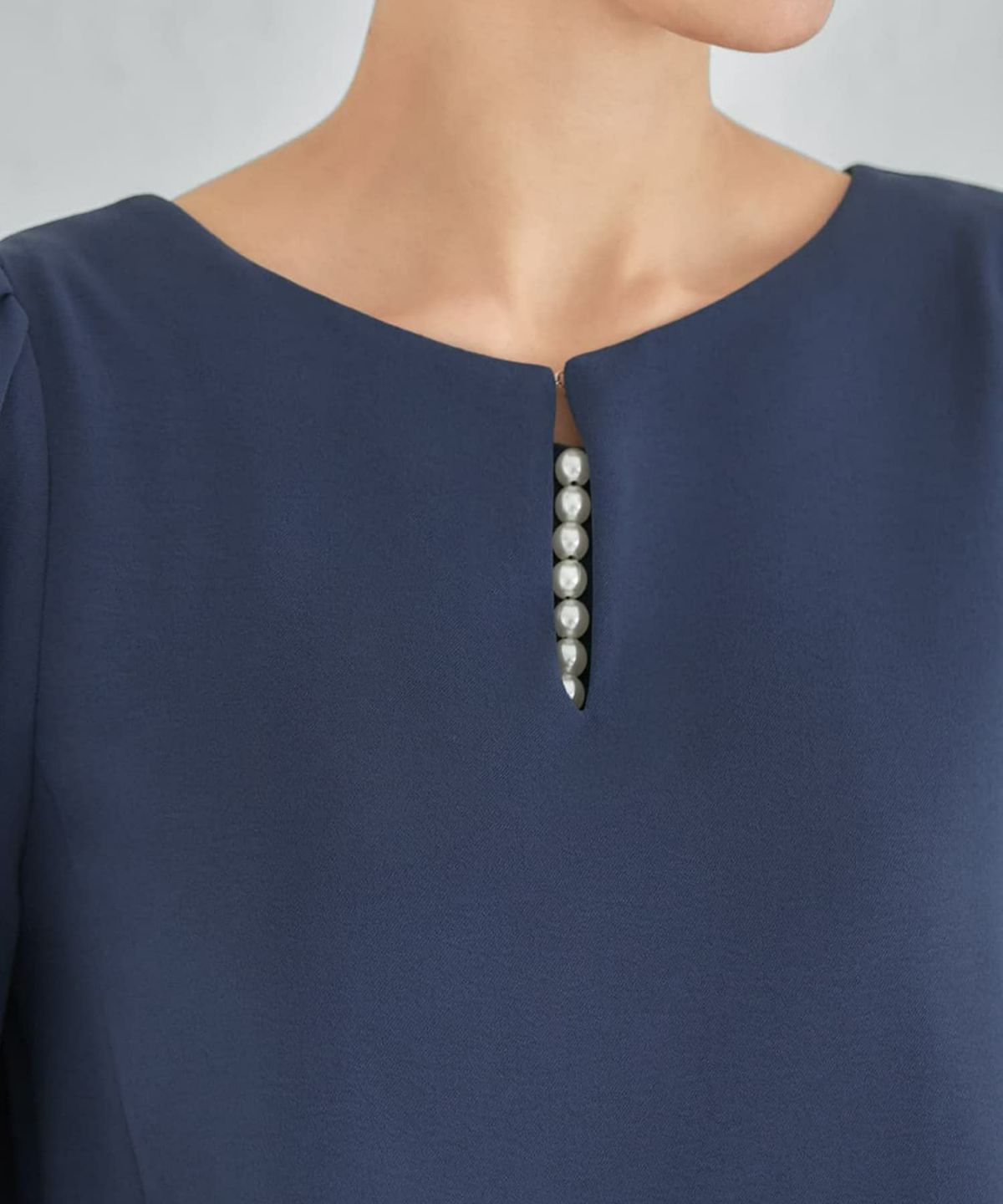 着用イメージ 168cm ダークブルー