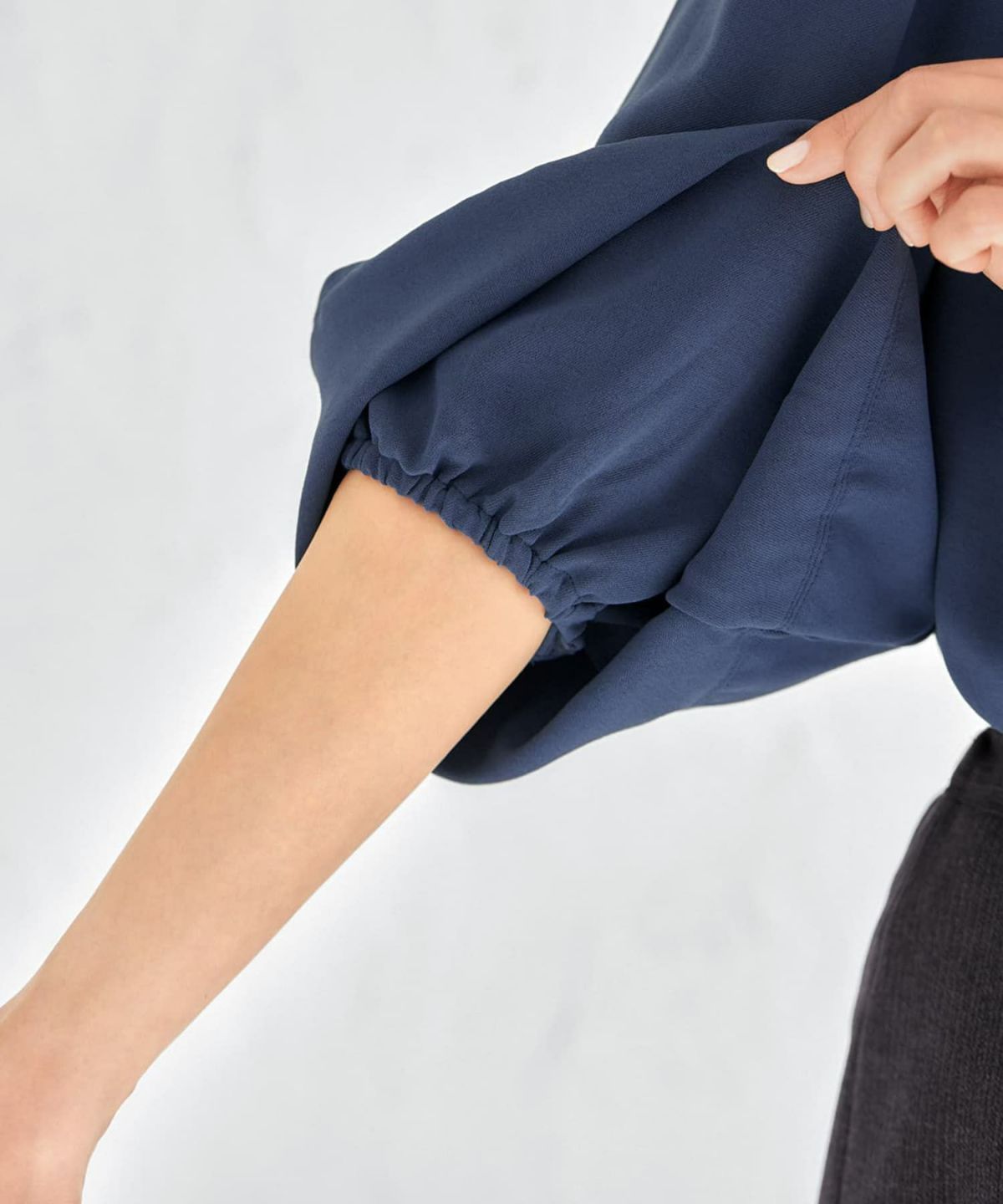 着用イメージ 168cm ダークブルー