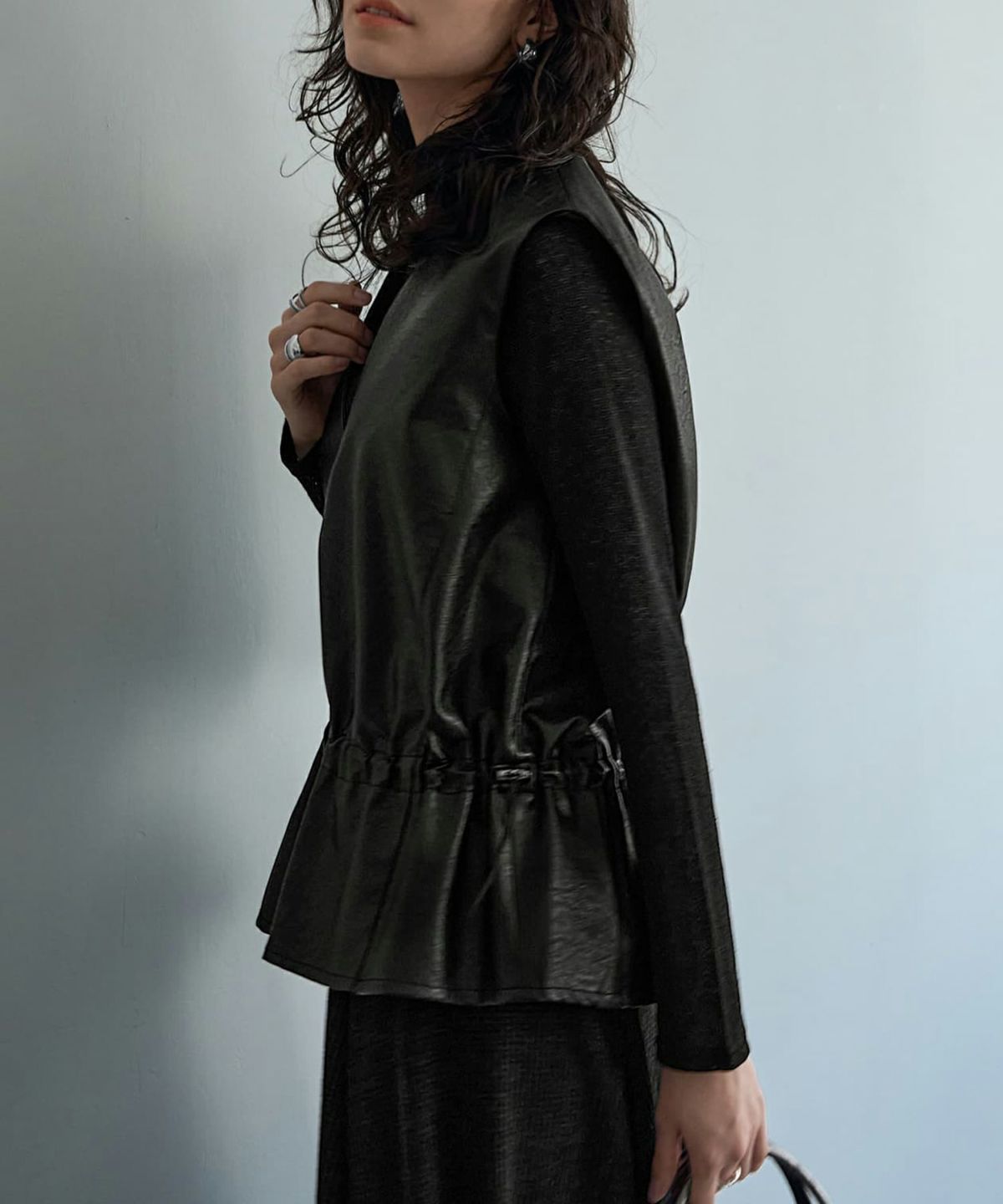 着用イメージ 167cm ブラック