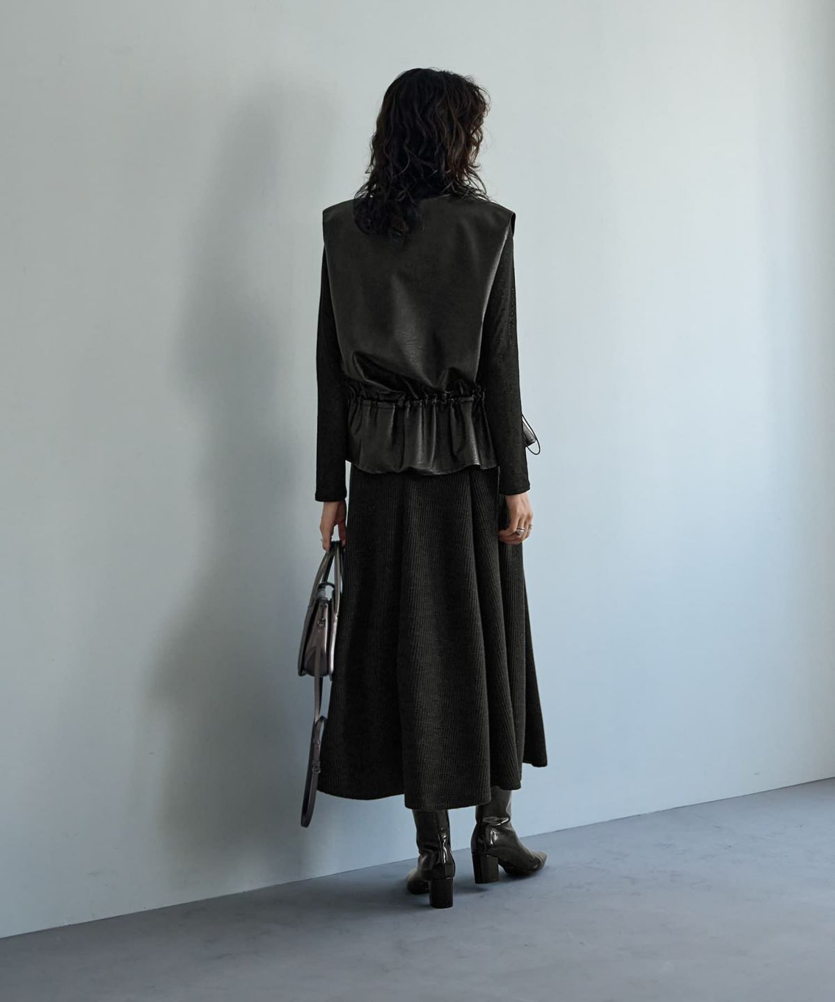 着用イメージ 165cm ブラック