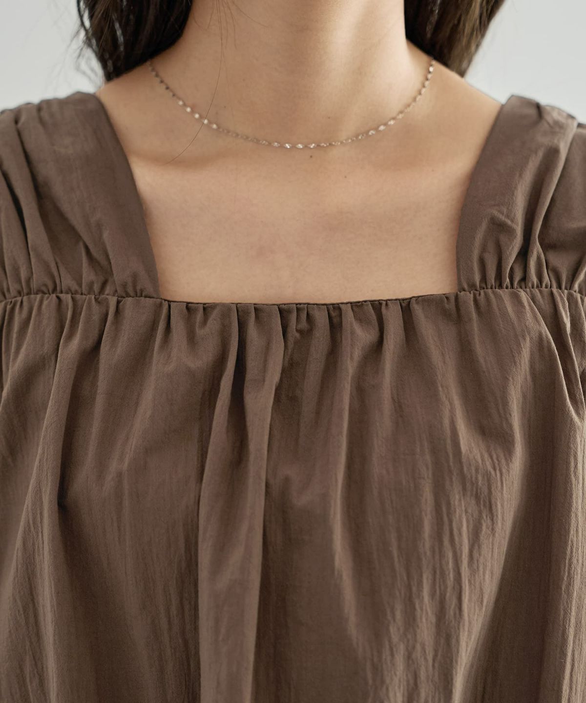 着用イメージ 168cm ブラウン