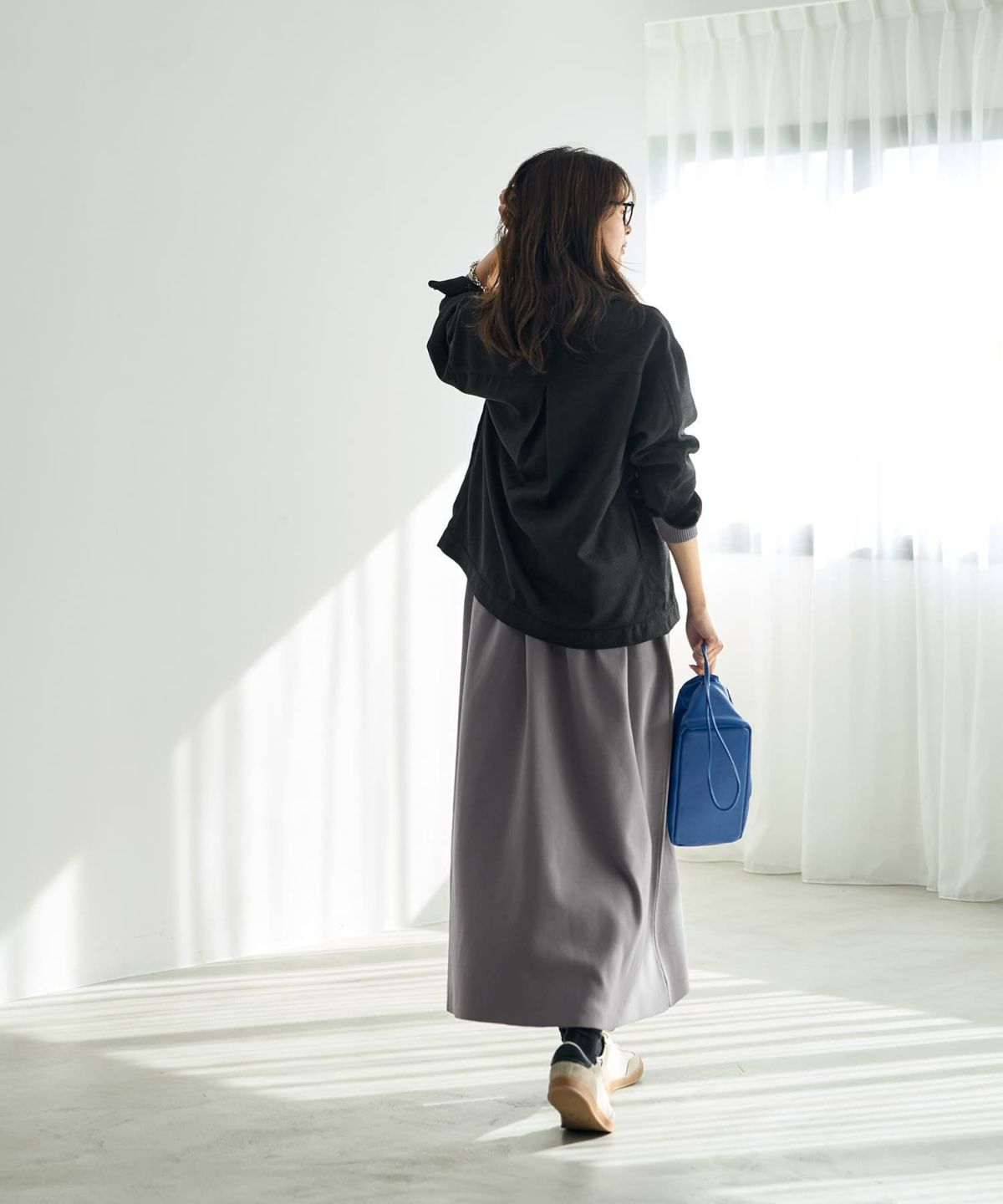 着用イメージ 168cm ブラック