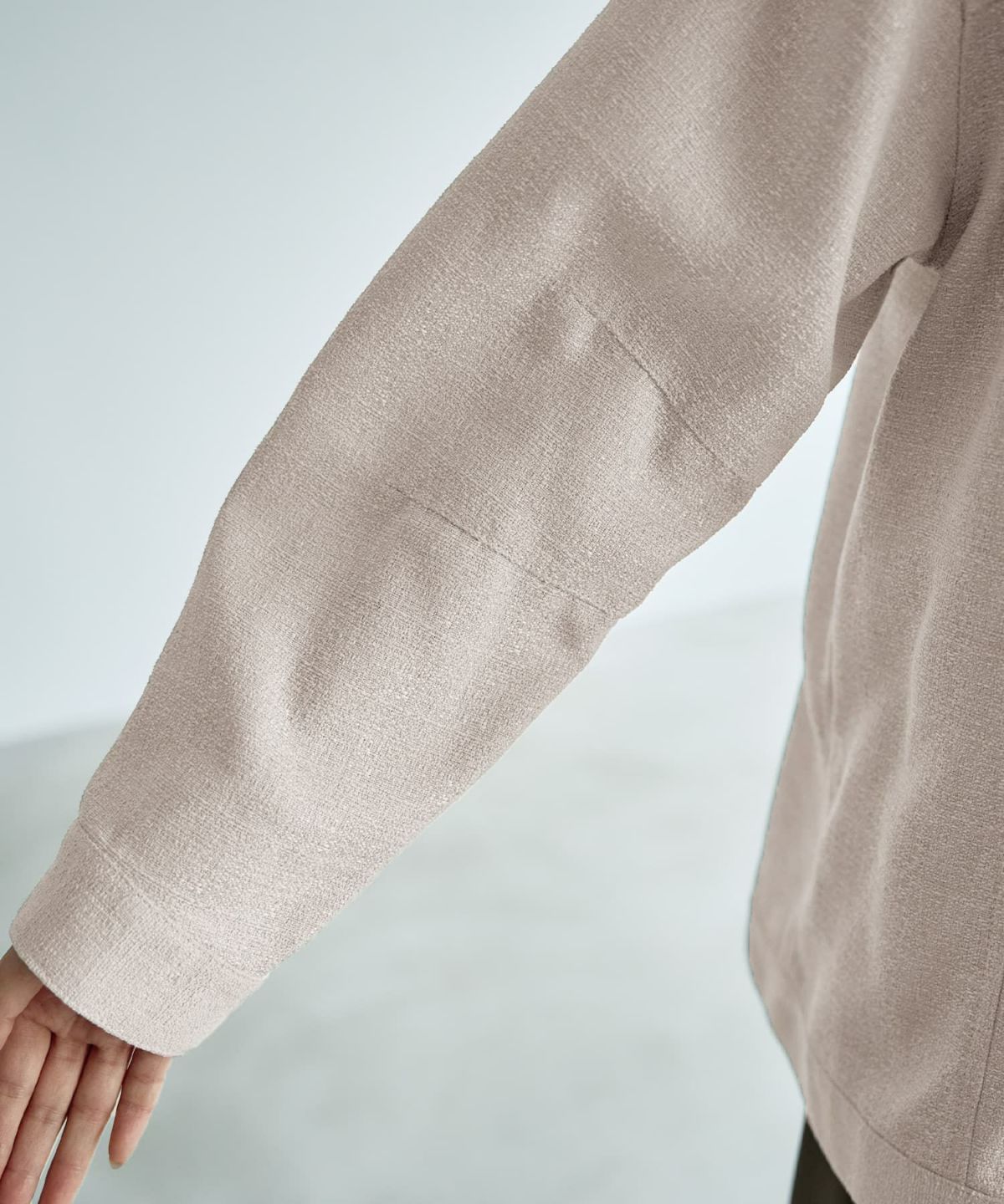 着用イメージ 168cm グレージュミックス