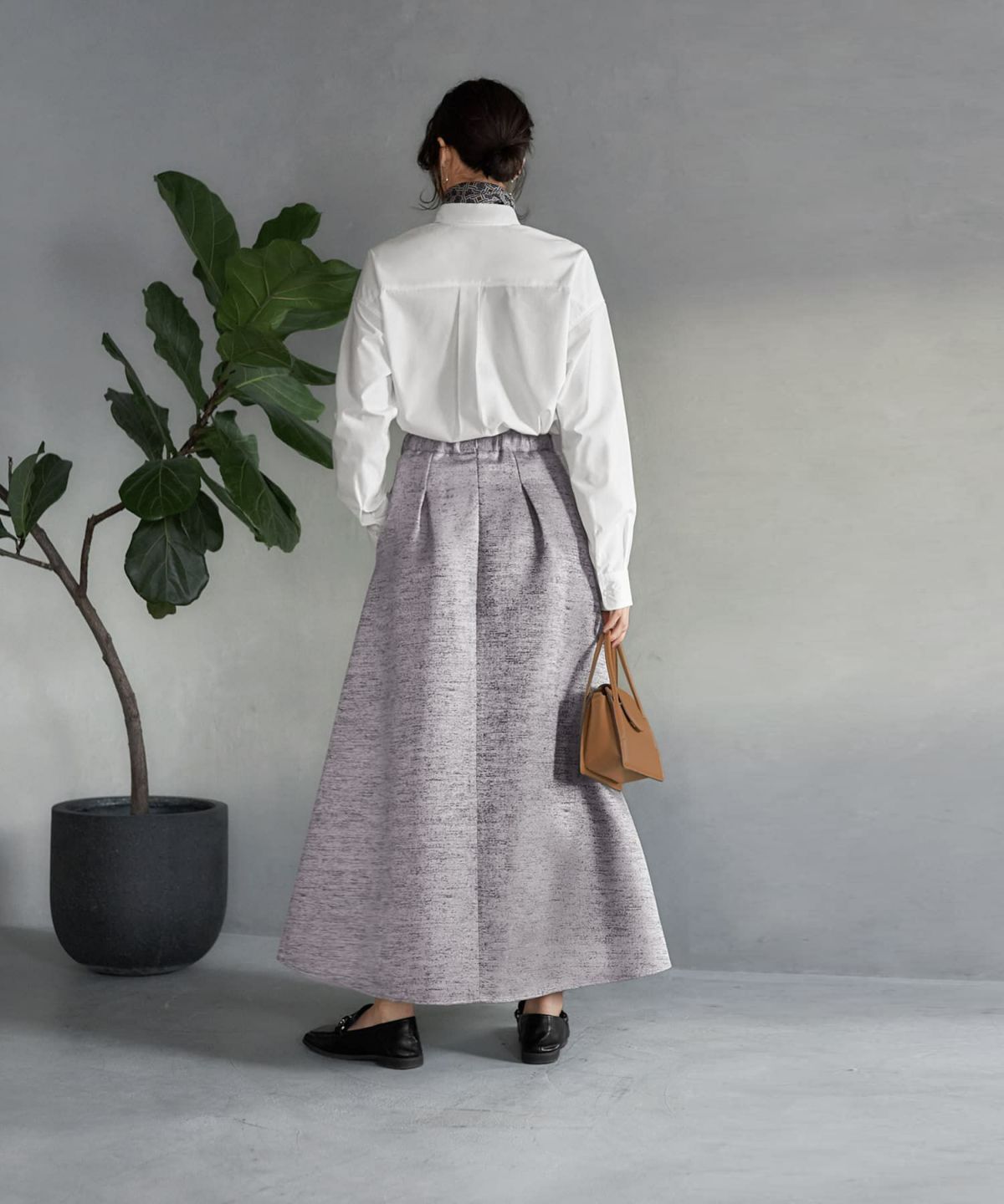 着用イメージ 165cm 着用サイズ S グレー