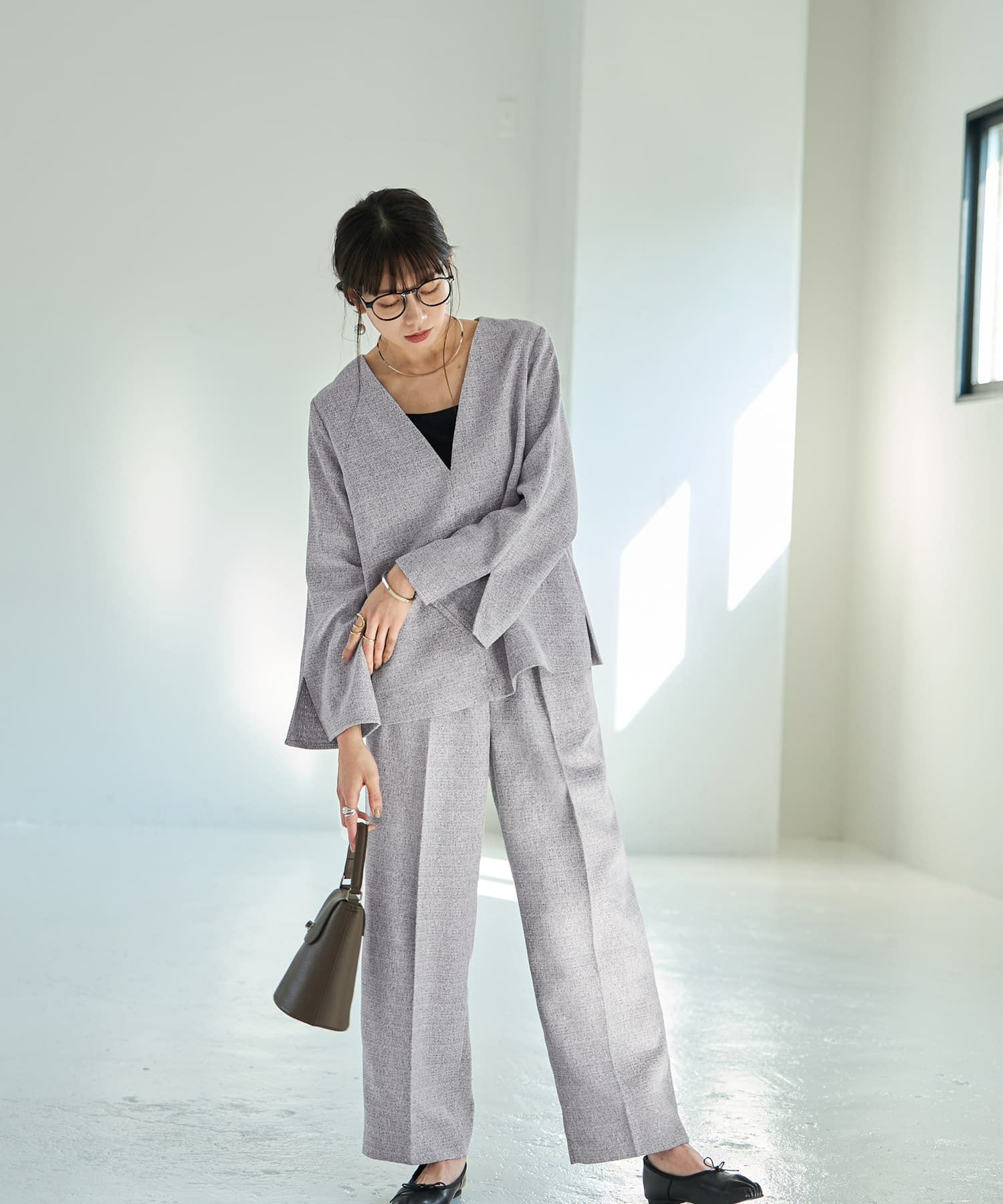 着用イメージ 165cm ピンクミックス