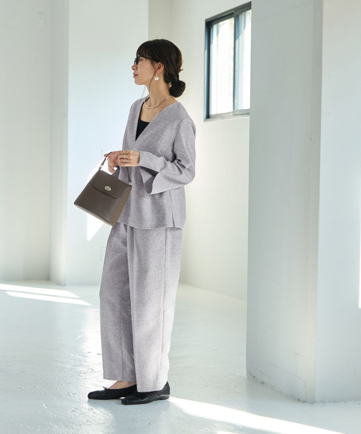 着用イメージ 165cm Sサイズ グレーミックス