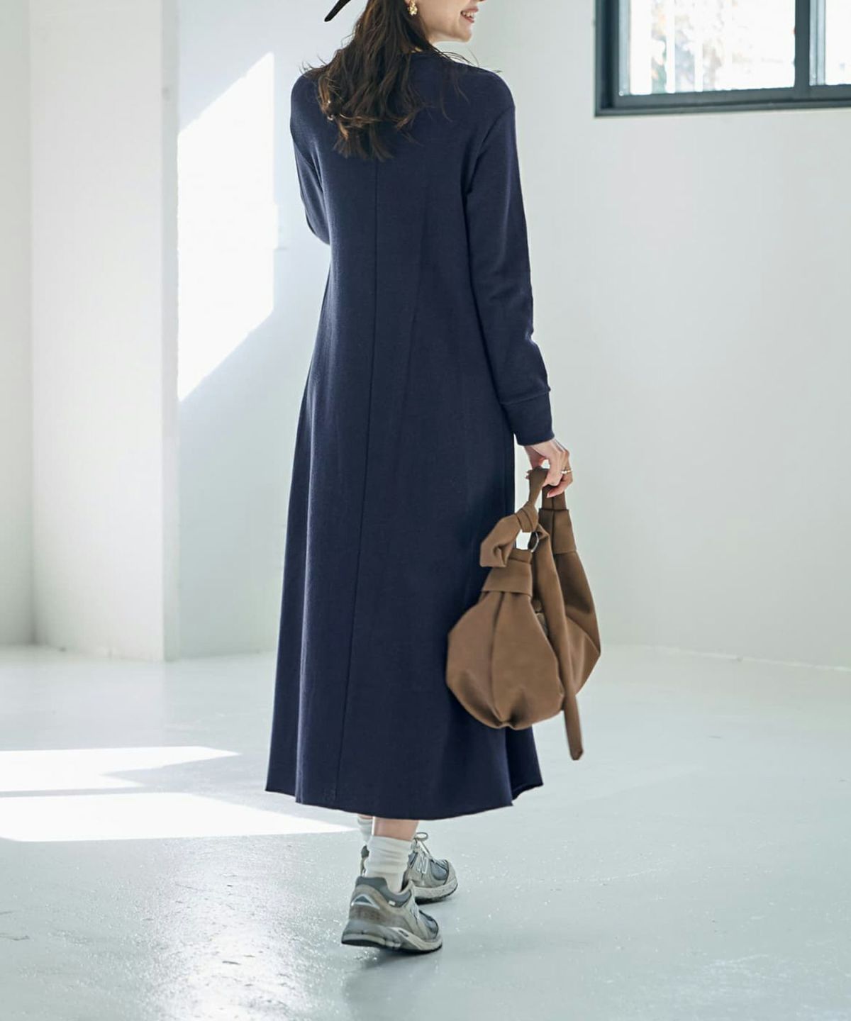 着用イメージ 168cm 着用サイズ 02 ネイビー