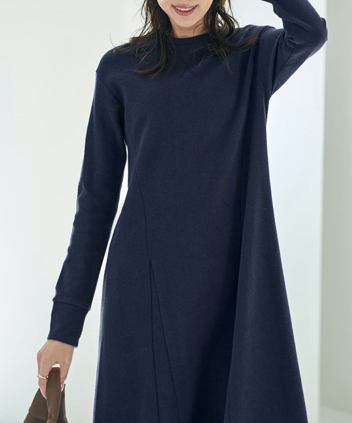 着用イメージ 168cm 着用サイズ 02 ネイビー