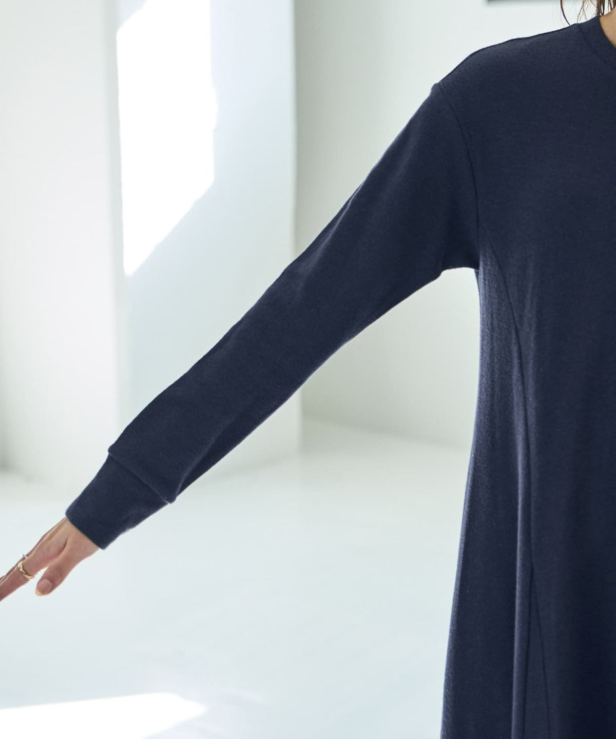 着用イメージ 168cm 着用サイズ 02 ネイビー