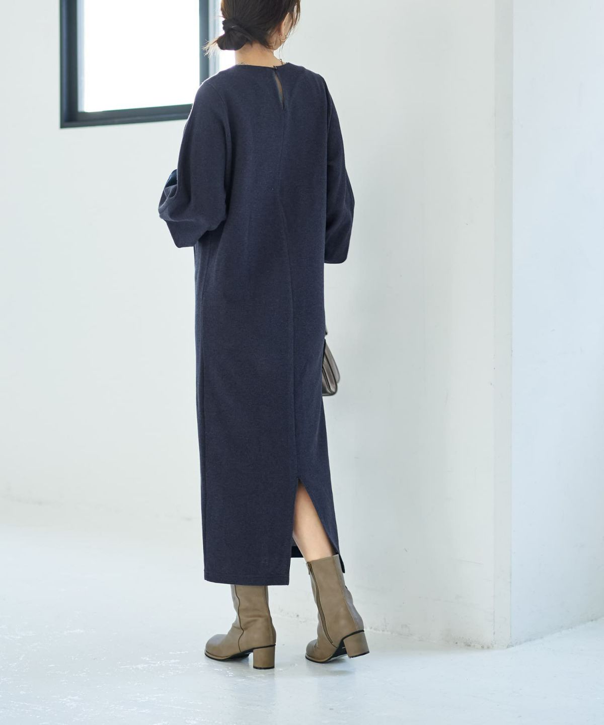 着用イメージ 166cm ライトネイビー 02サイズ