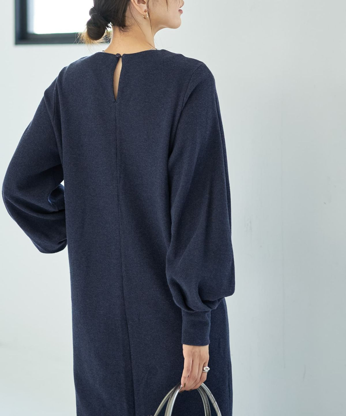 着用イメージ 166cm ライトネイビー 02サイズ