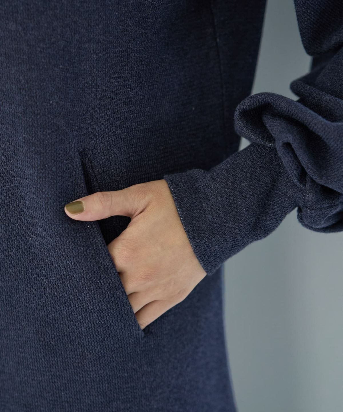 着用イメージ 166cm ライトネイビー 02サイズ