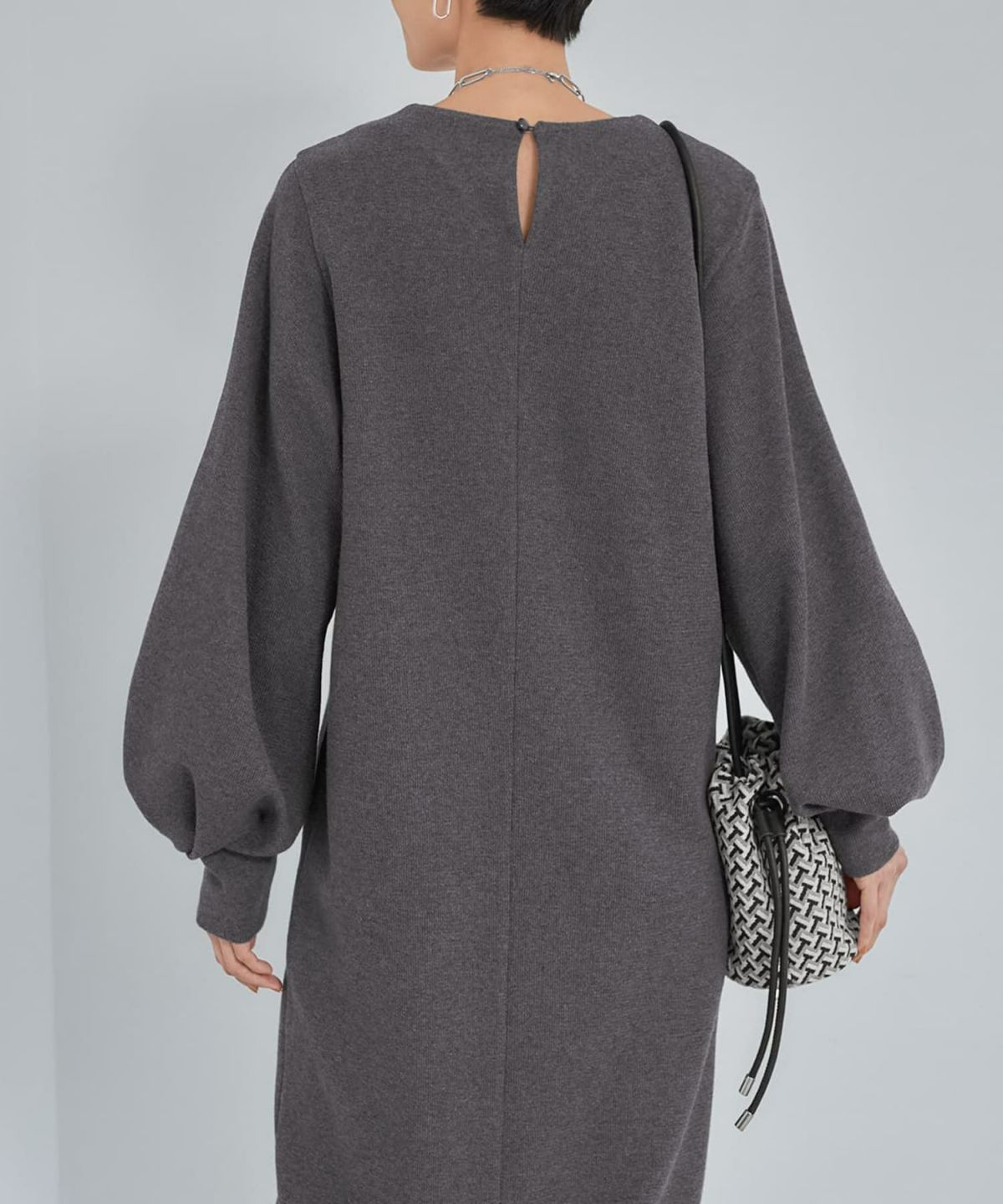 着用イメージ 165cm ダークグレー 02サイズ