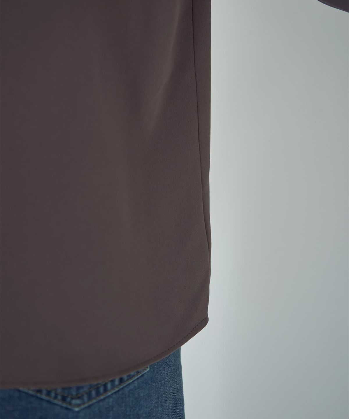 着用イメージ 166cm アッシュブラウン