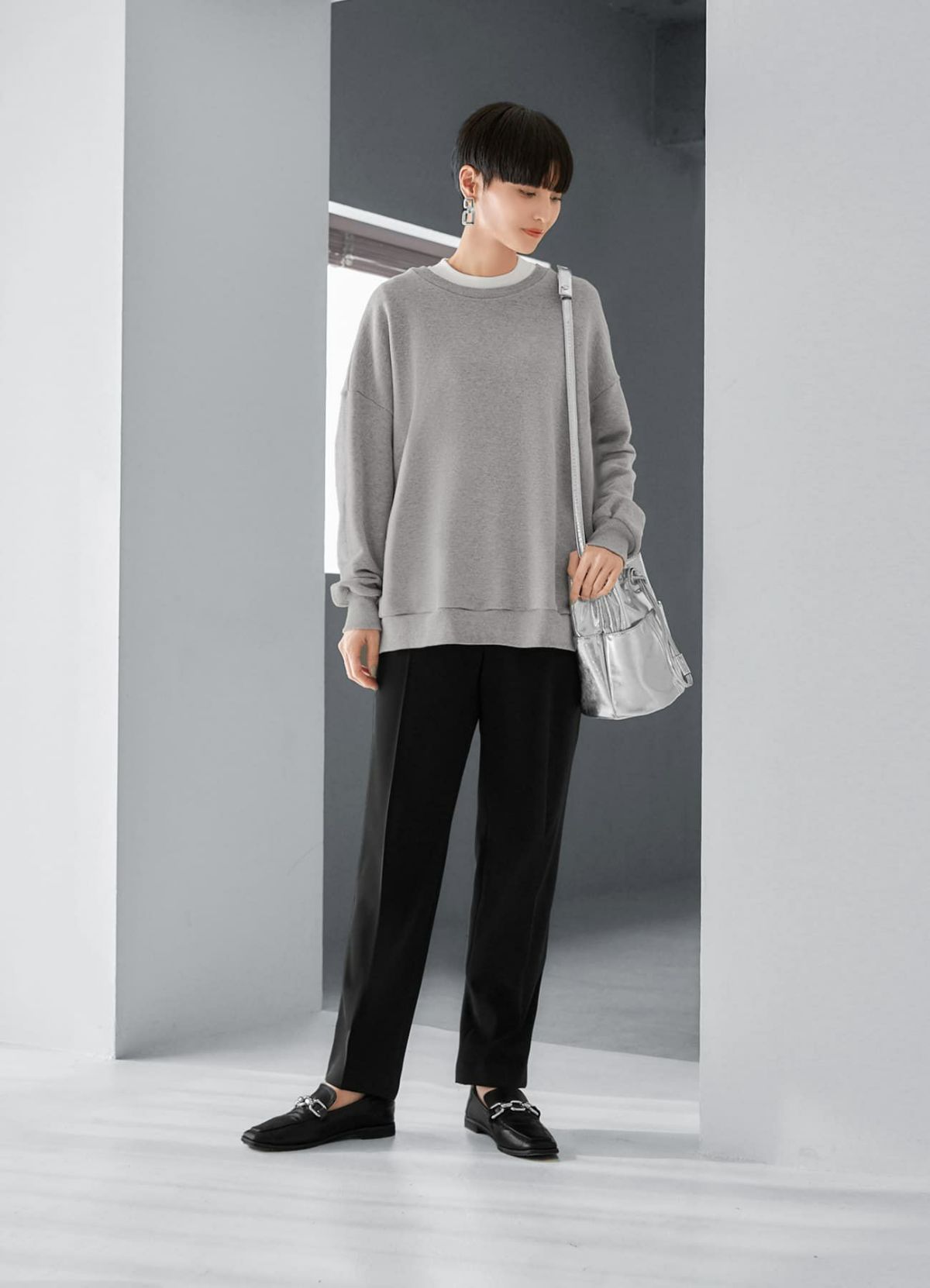 着用イメージ 165cm ホワイト