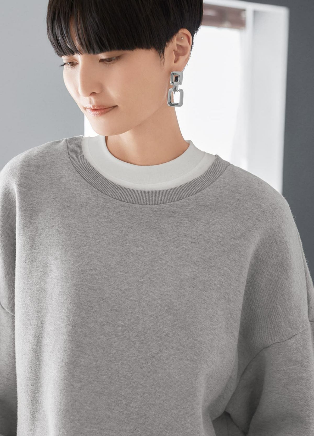 着用イメージ 165cm ホワイト