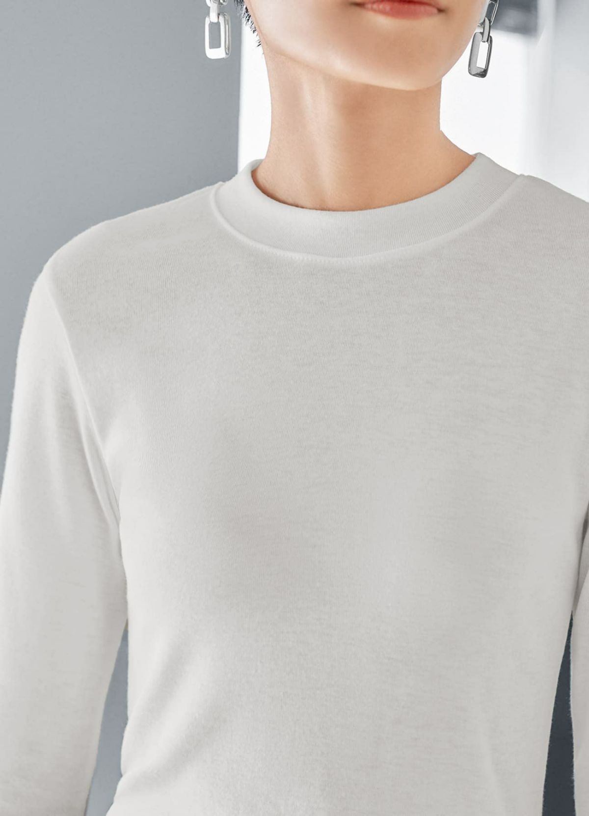 着用イメージ 165cm ホワイト