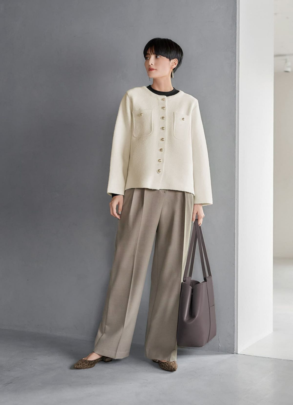 着用イメージ 165cm ブラック