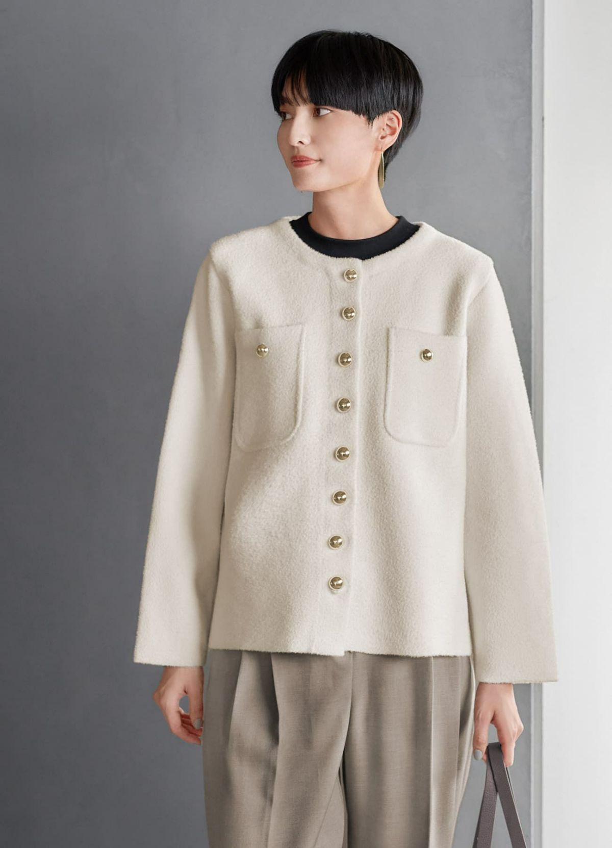 着用イメージ 165cm ブラック