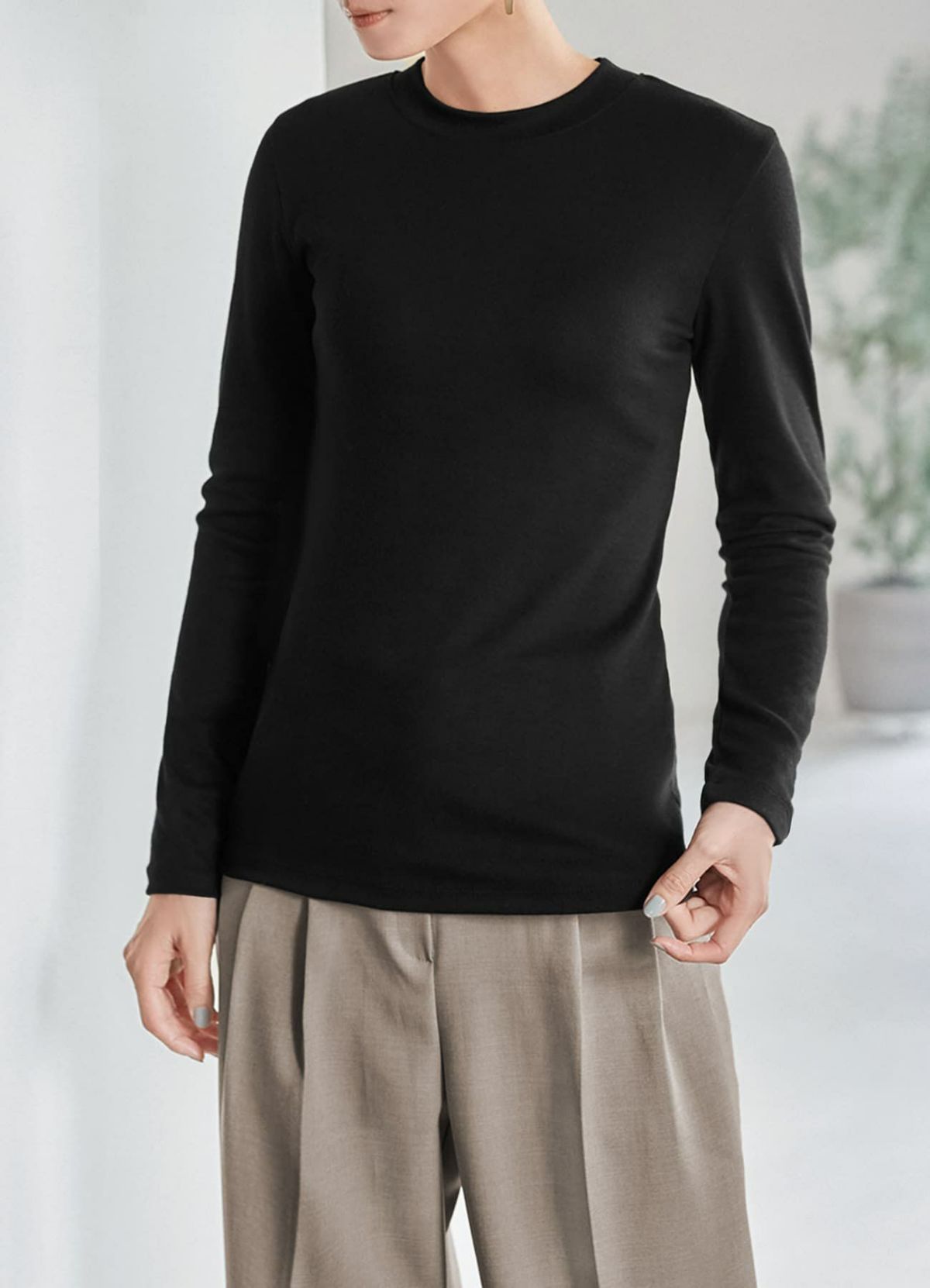 着用イメージ 165cm ブラック