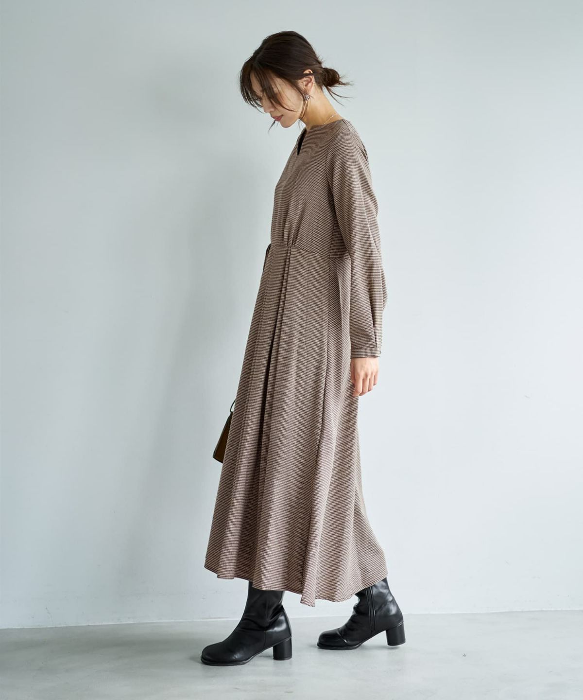 着用イメージ 166cm ベージュミックス 02サイズ