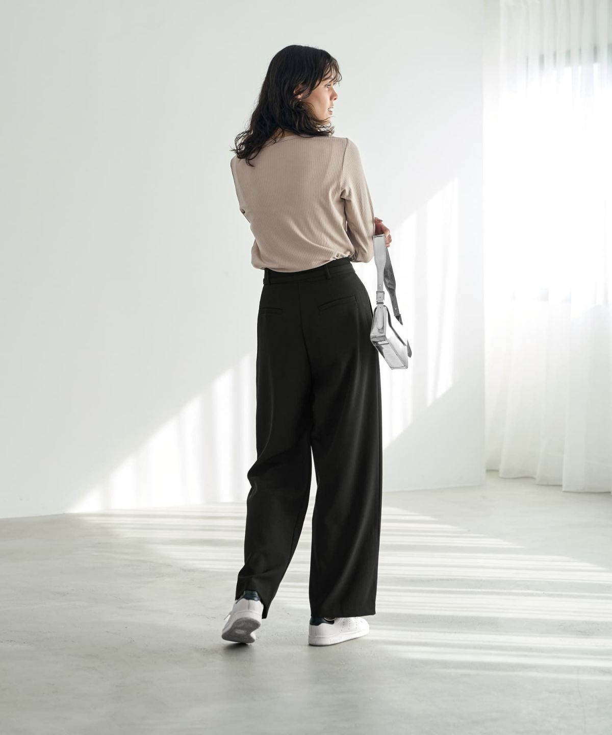 着用イメージ 167cm Sサイズ ブラック