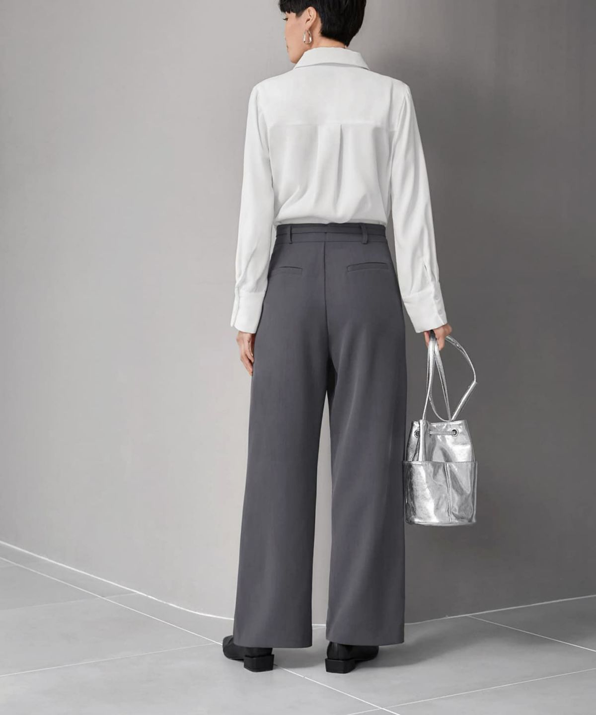 着用イメージ 165cm Sサイズ グレー