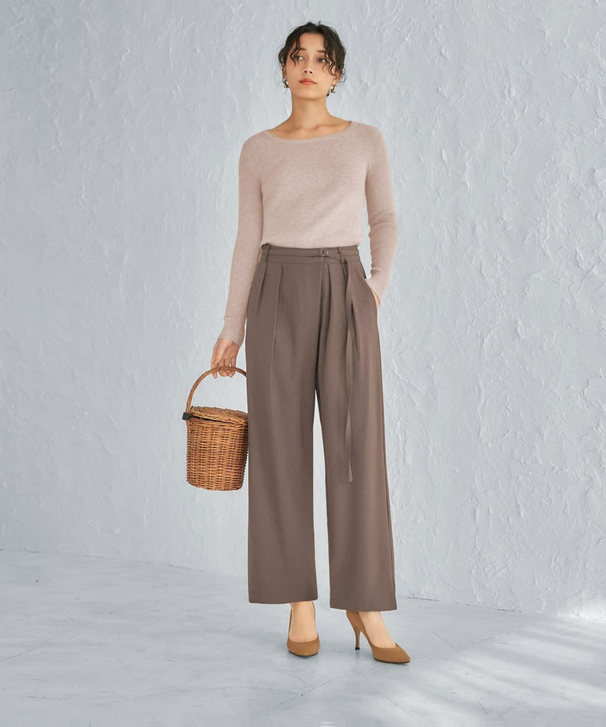 着用イメージ 165cm Sサイズ ライトブラウン