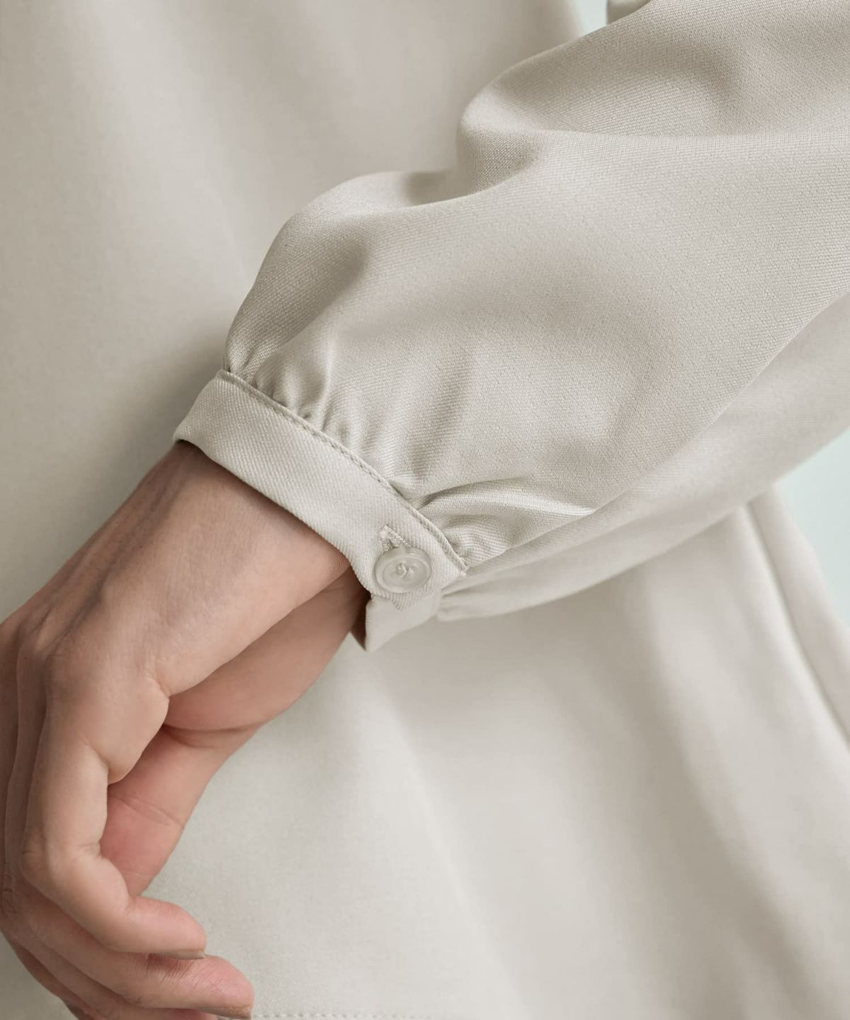 着用イメージ 166cm エアリーグレー