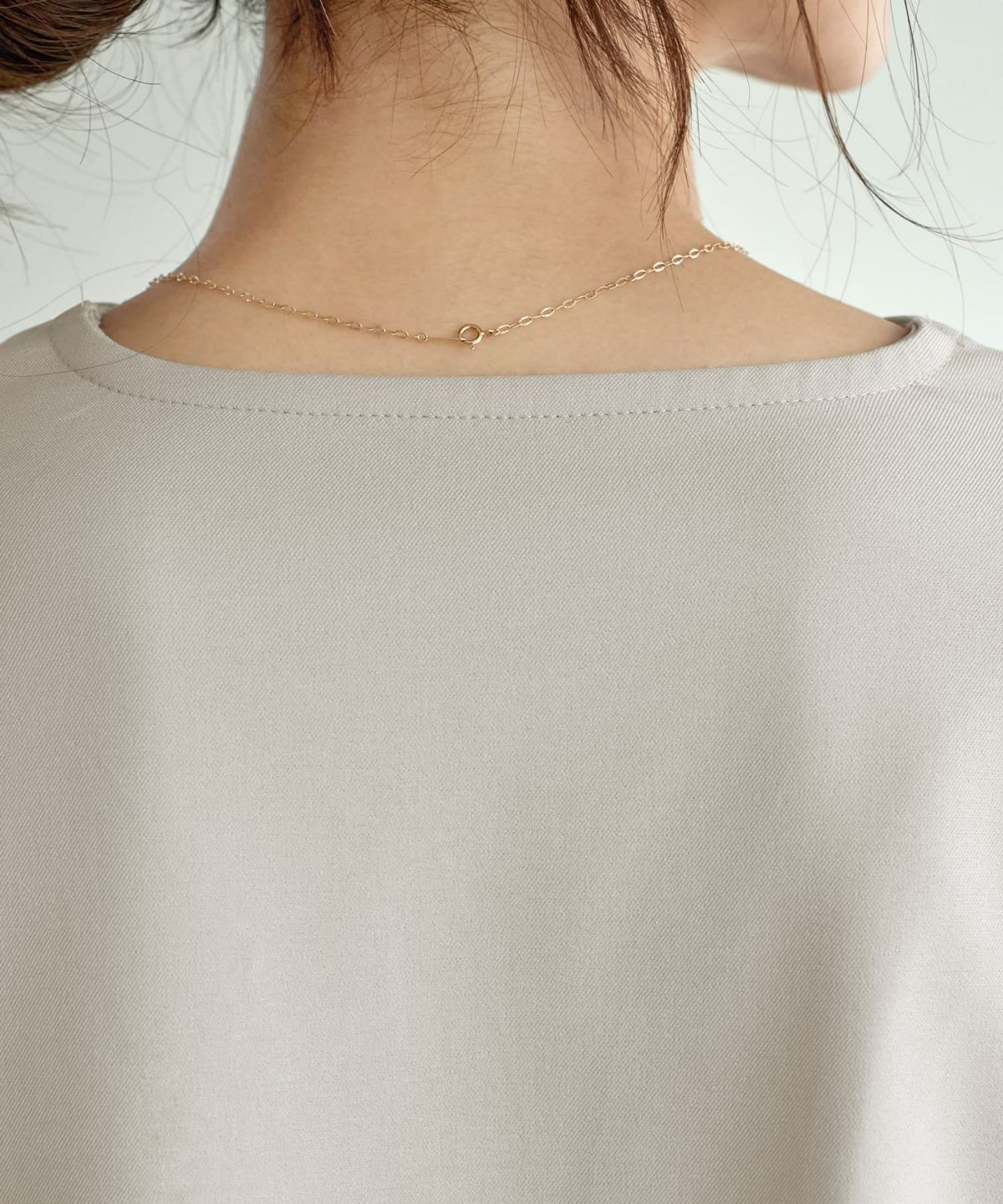 着用イメージ 166cm エアリーグレー