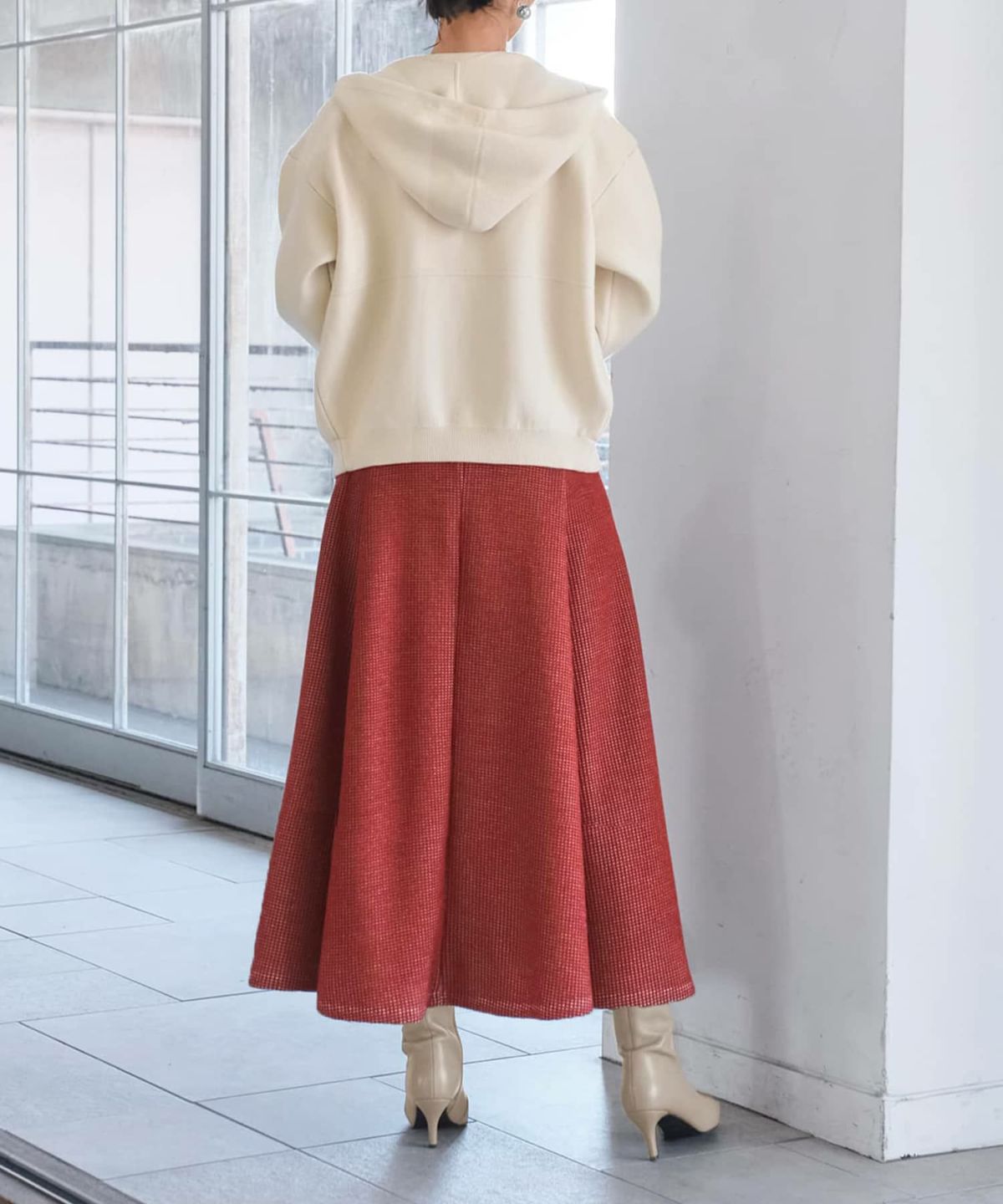 着用イメージ 165cm 着用サイズ S レッド