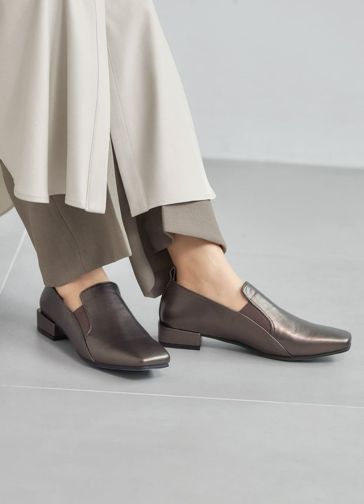 着用イメージ 168cm メタリック