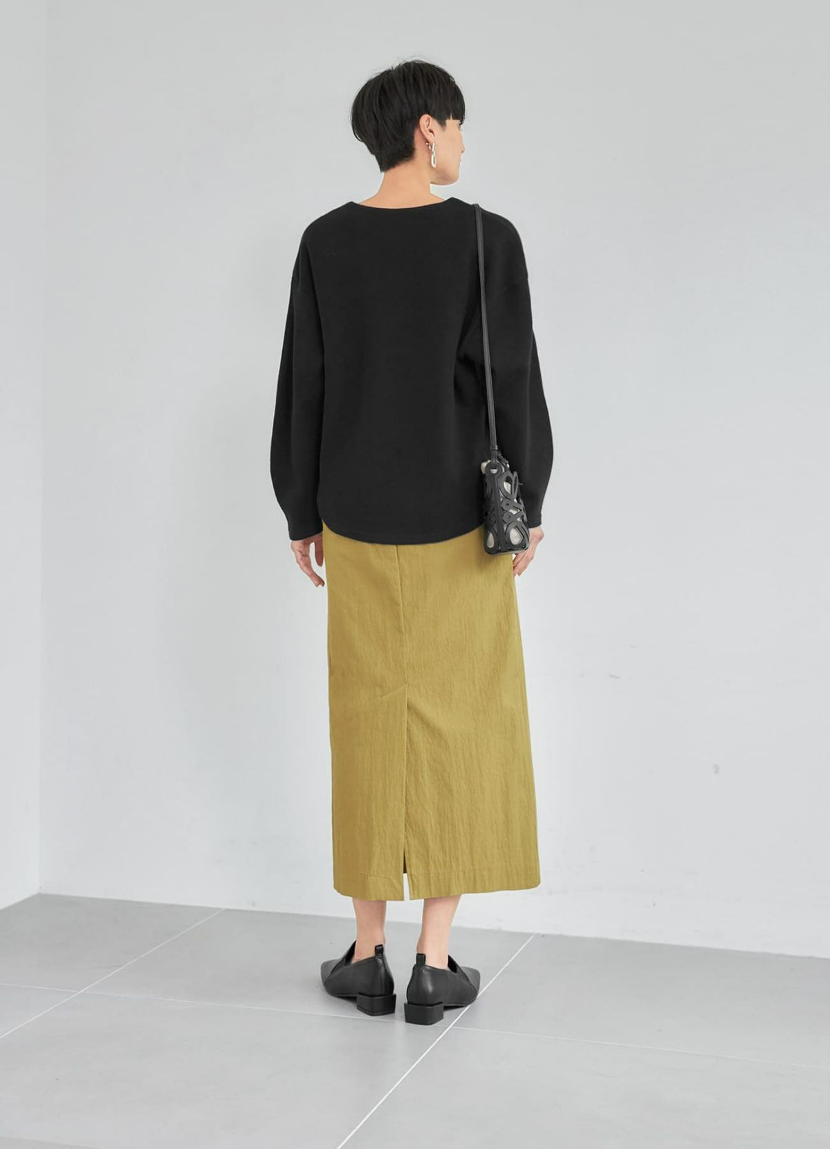 着用イメージ 165cm ブラック