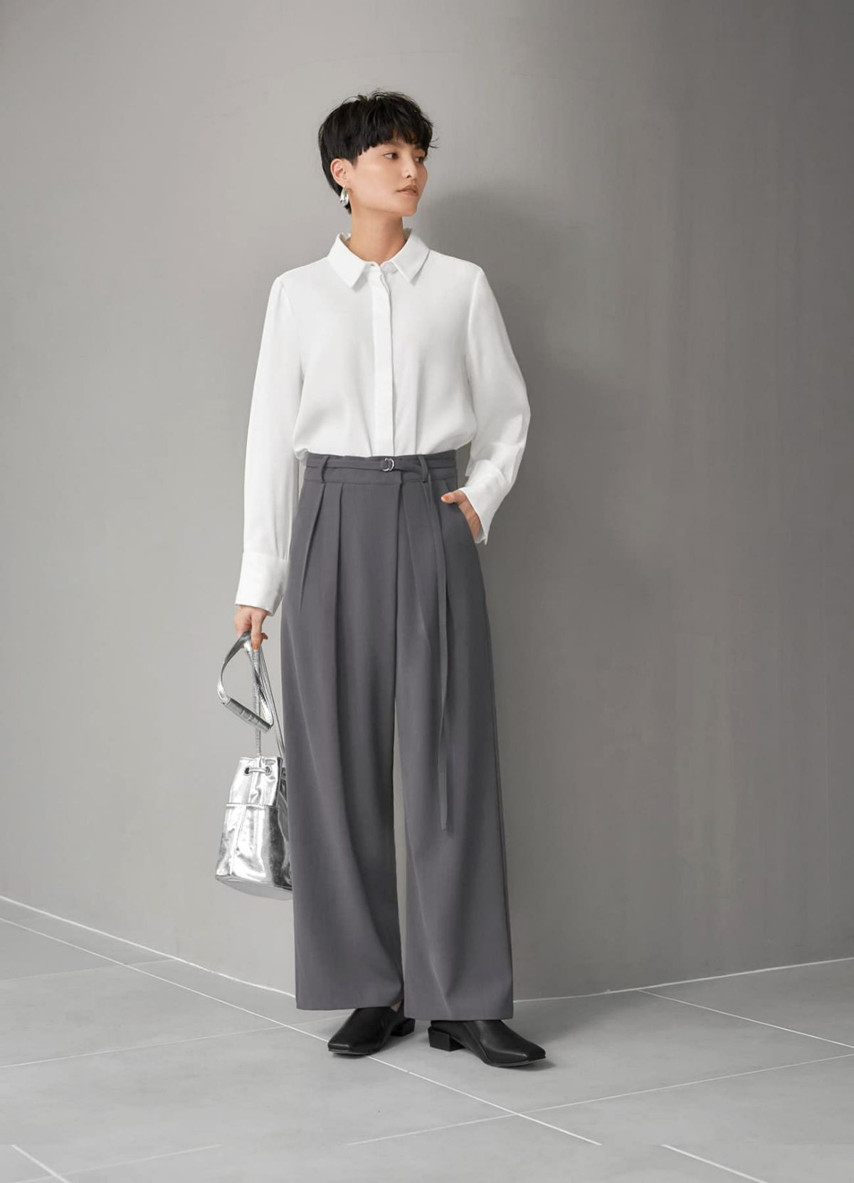 着用イメージ 165cm ブラック