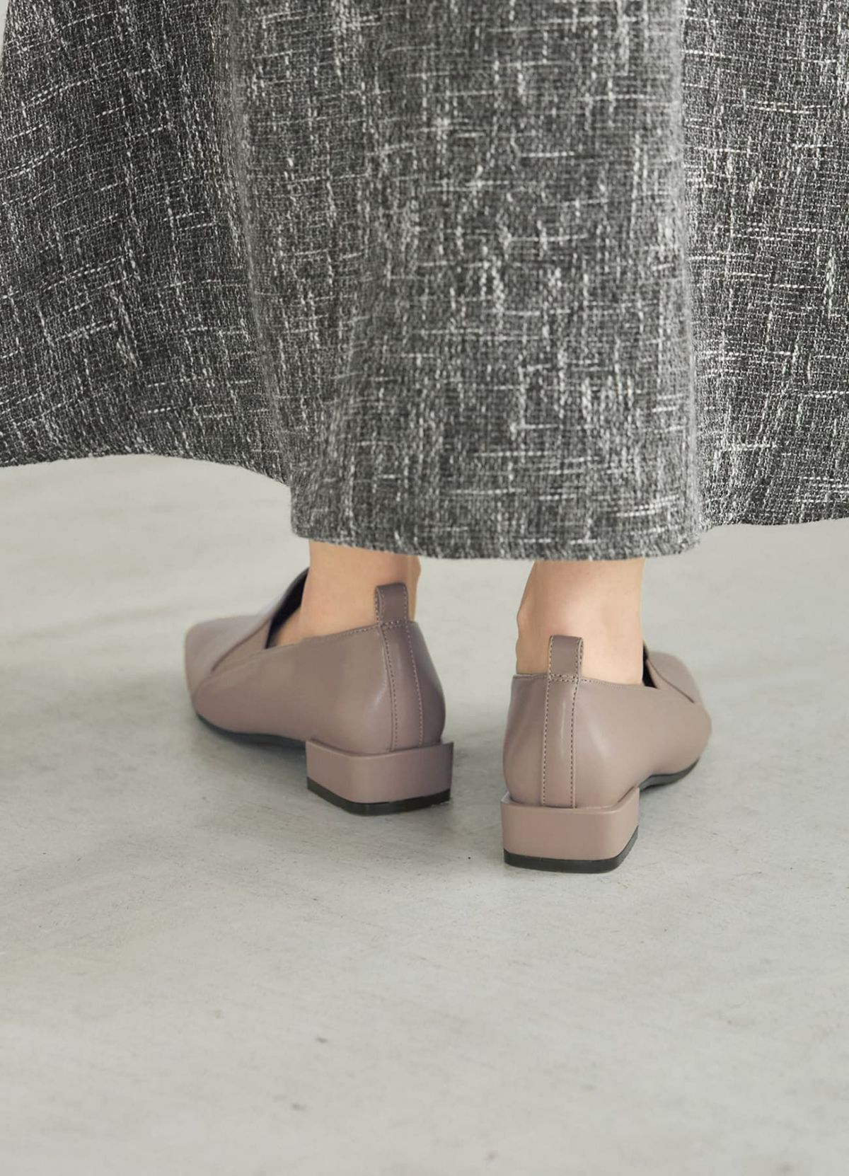 着用イメージ 168cm グレージュ