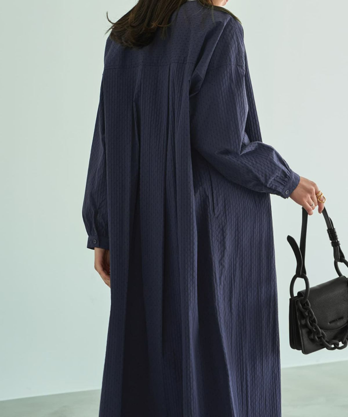 着用イメージ 165cm ネイビー