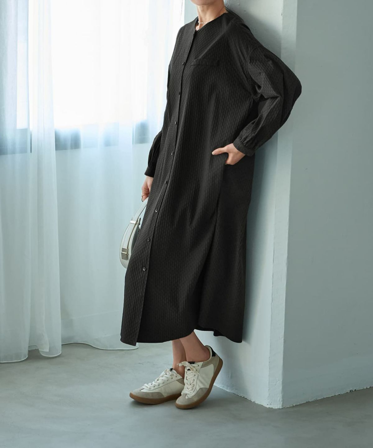 着用イメージ 165cm ブラック