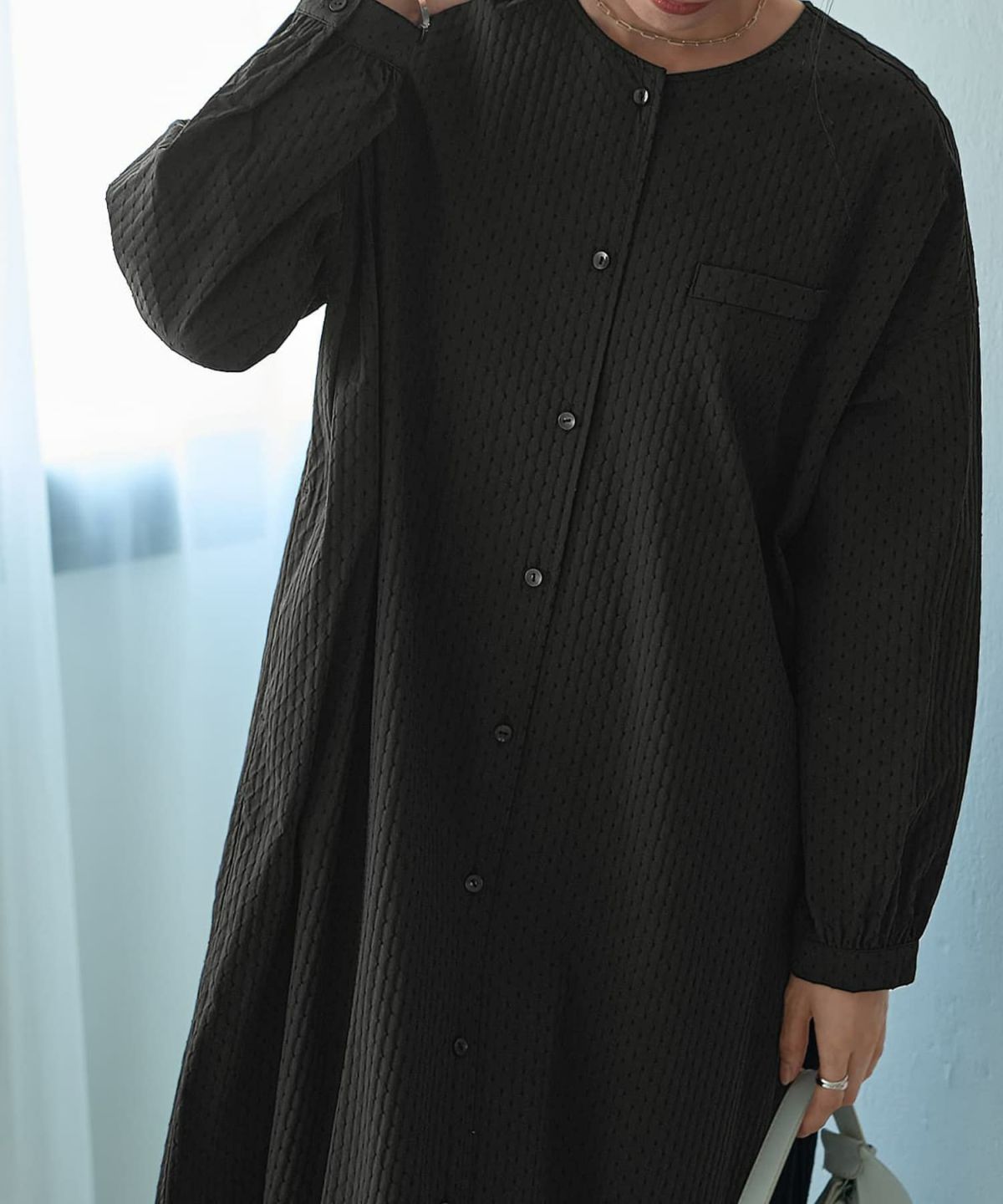 着用イメージ 165cm ブラック