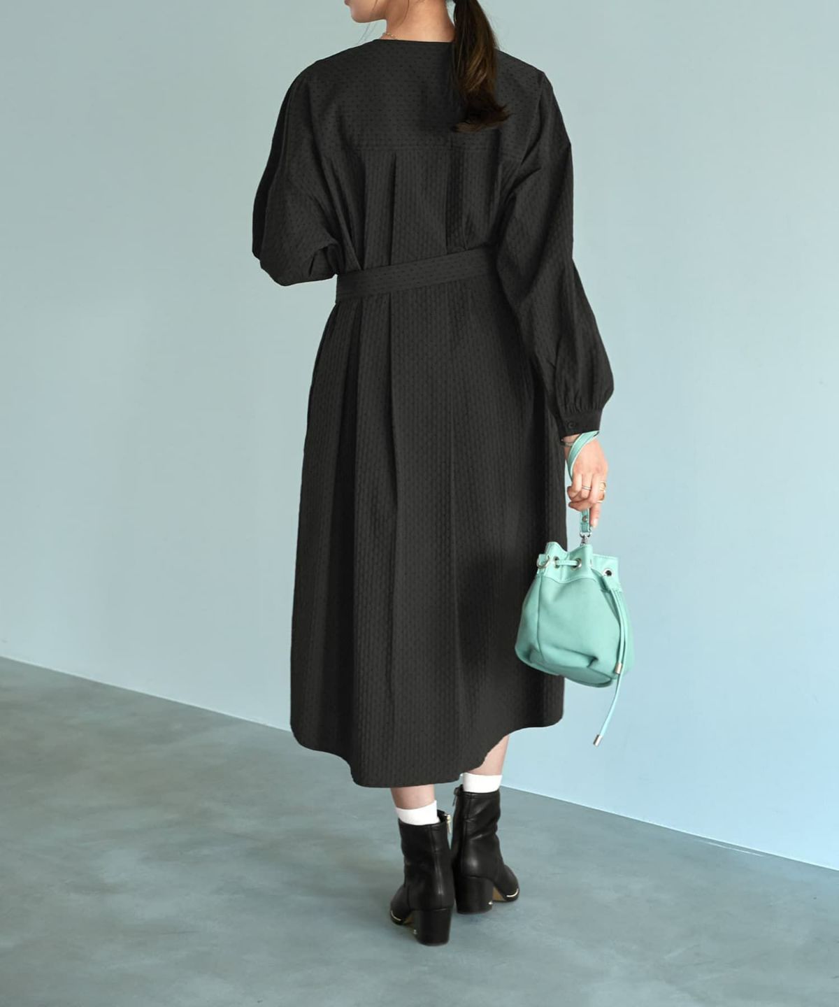 着用イメージ 165cm ブラック