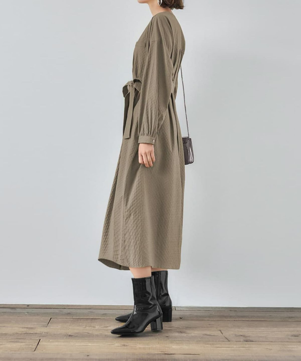 着用イメージ 168cm オリーブ