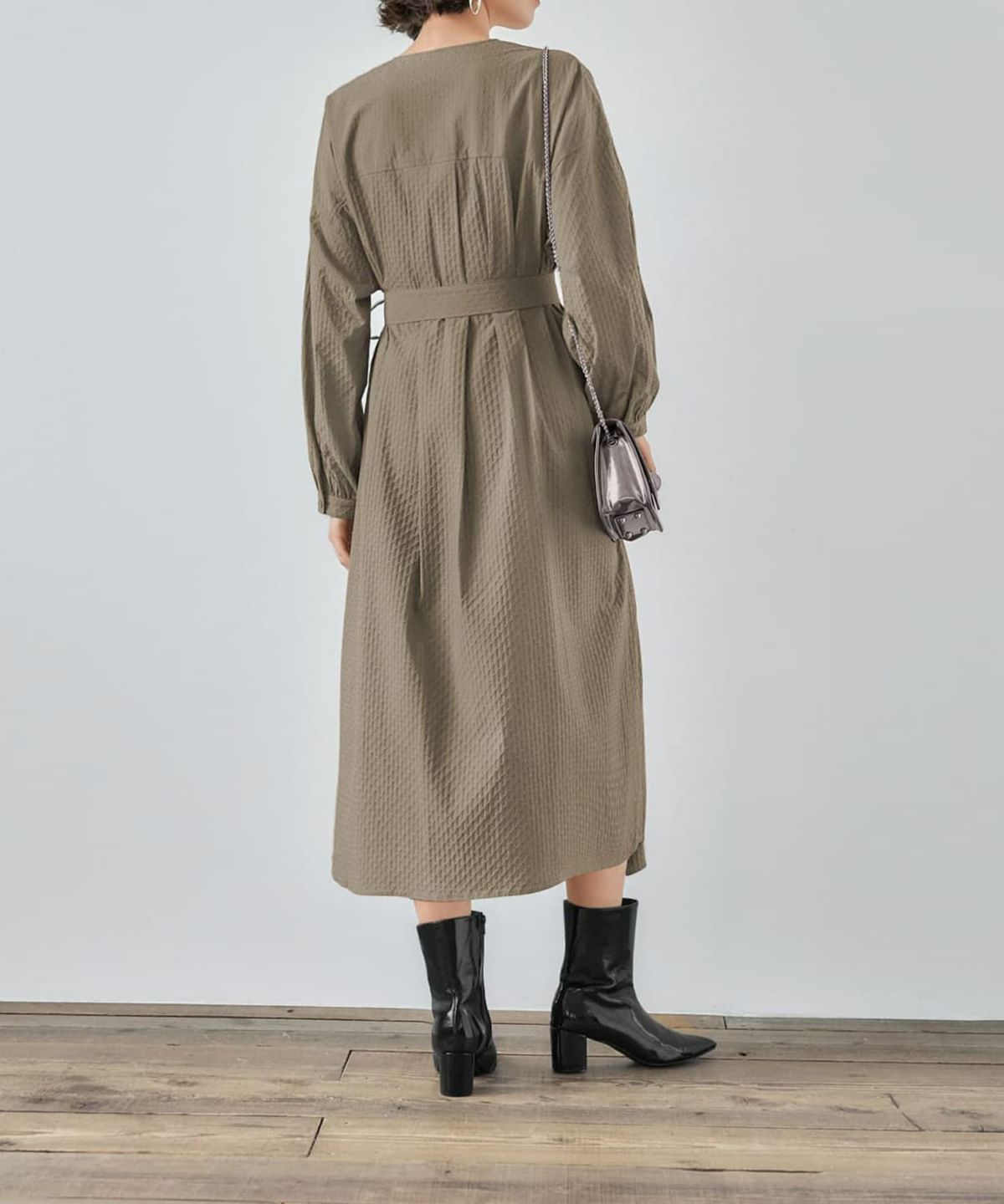 着用イメージ 168cm オリーブ