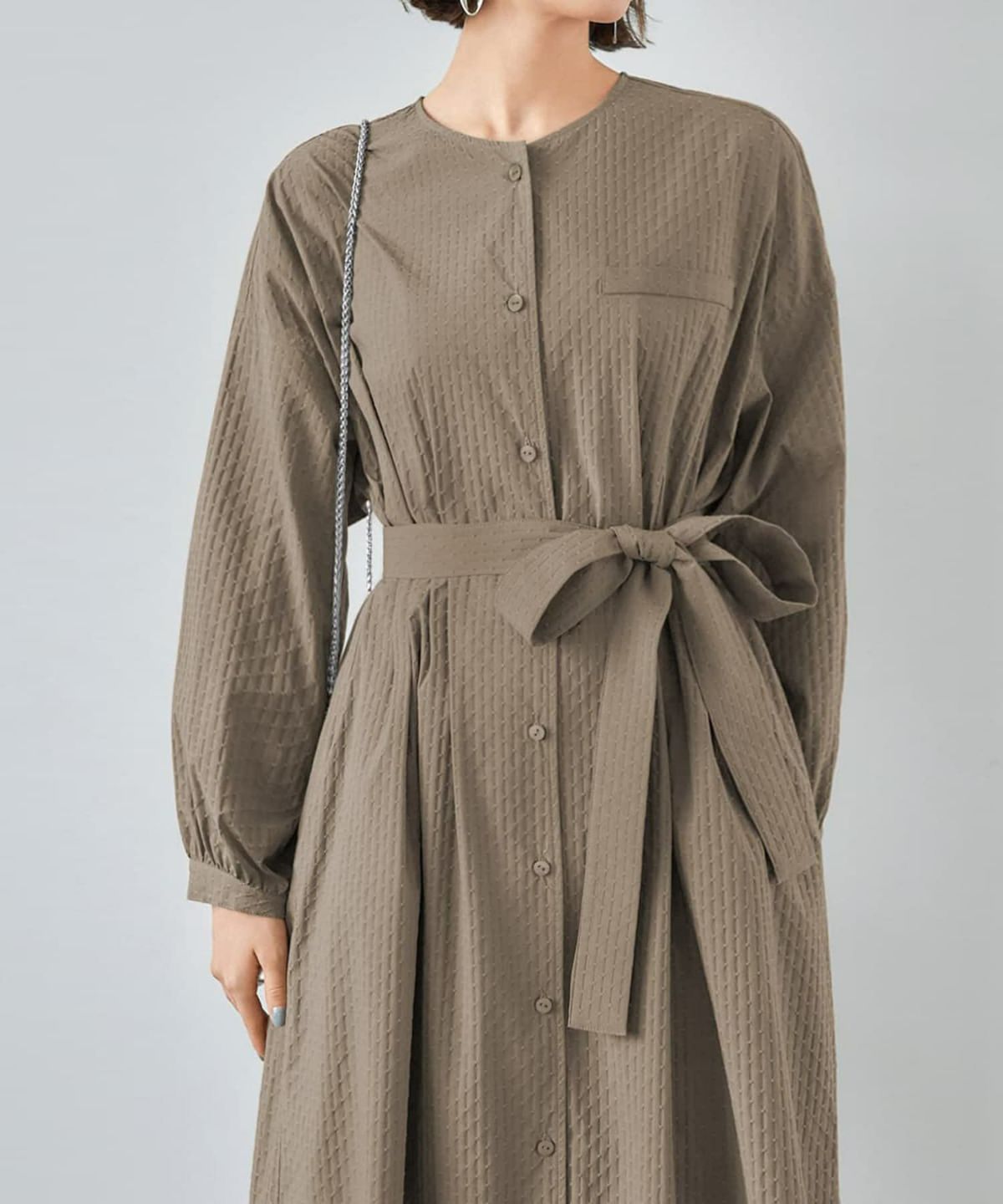 着用イメージ 168cm オリーブ