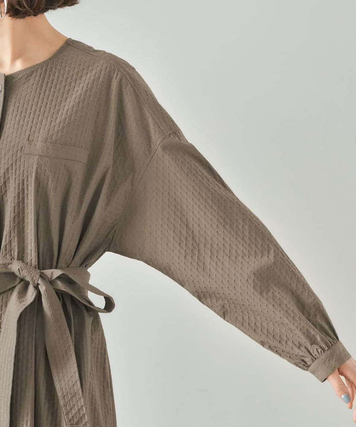 着用イメージ 168cm オリーブ