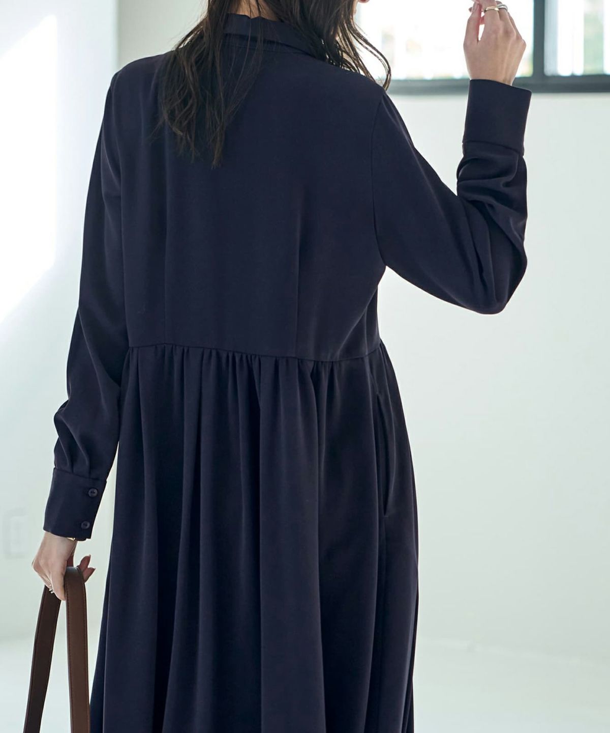 着用イメージ 168cm 着用サイズ 02 ネイビー